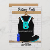 Aussie Rules Jersey Geburtstagsparty Einladungen (Vorne/Hinten)