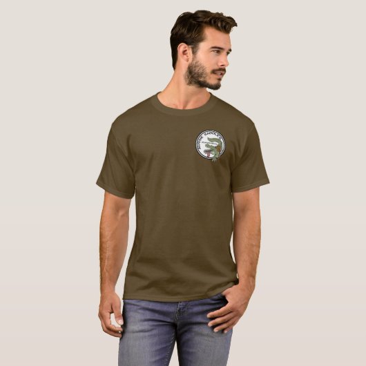 Aussie Saddles Logo-Crosse T-Shirt (Vorne ganz)