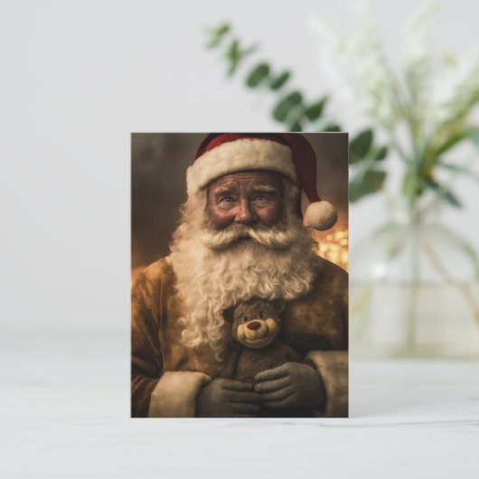 Aussie Santa Bear Postcard Postkarte (Stehend Vorderseite)