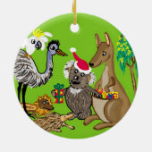 Aussie Santa Keramikornament (Hinten)