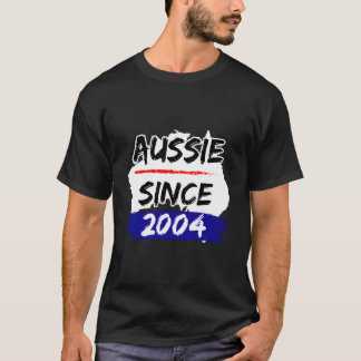 Aussie Seit 2004 Australien Karte T-Shirt