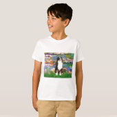 Aussie Shep 2 - Garten T-Shirt (Vorne ganz)