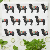 Aussie Shepherd Dog Breed Bohemian Geschirrtuch (Gefaltet)