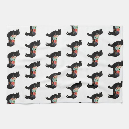 Aussie Shepherd Dog Breed Bohemian Geschirrtuch (Horizontal)