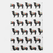 Aussie Shepherd Dog Breed Bohemian Geschirrtuch (Vertikal)