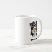 Aussie Smile Tasse - Happy Australian Shepherd Gif (VorderseiteRechts)