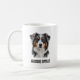 Aussie Smile Tasse - Happy Australian Shepherd Gif