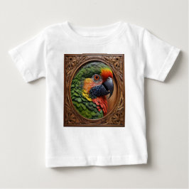 Aussie Spirit: Ein Lorikeet, das in geschnitztem H Baby T-shirt
