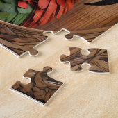 Aussie Spirit: Ein Lorikeet, das in geschnitztem H Puzzle (Seite)