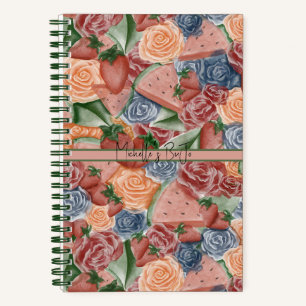 Aussie Summer - Watermelon & Strawberries BuJo Notizblock