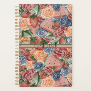 Aussie Summer - Watermelon & Strawberries BuJo Planer