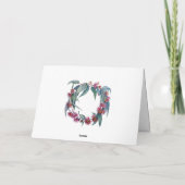 Aussie-Tiere-Weihnachts-Gumtree-Baumschmuck Karte (Rückseite)