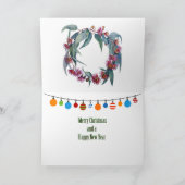 Aussie-Tiere-Weihnachts-Gumtree-Baumschmuck Karte (Innenseite)