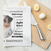 Aussie Tracks Küchentuch (Viertel Falte)