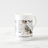 Aussie Traits Bone China Tasse (Vorderseite Rechts)