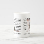 Aussie Traits Bone China Tasse (Vorderseite)