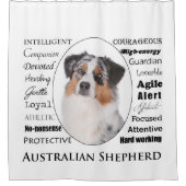 Aussie Traits Duschvorhang (Vorderseite)