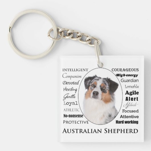 Aussie Traits Schlüsselanhänger (Vorderseite)