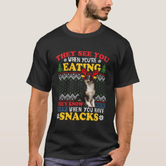 Aussie Ugly Christmas sie sehen, dass du Weihnacht T-Shirt