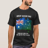AUSSIE VATER CHRISTLICH T-Shirt (Vorderseite)
