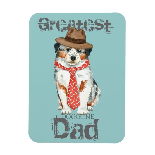 Aussie Vater Magnet (Vertikal)