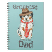 Aussie Vater Notizblock (Vorderseite)