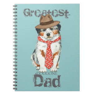 Aussie Vater Notizblock