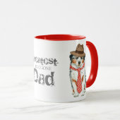 Aussie Vater Tasse (VorderseiteRechts)
