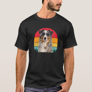Aussie Vintag Australian Shepherd Dog Owner Kids T-Shirt
