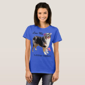 Aussie Wearing Sunglasses Funny T-Shirt (Vorne ganz)