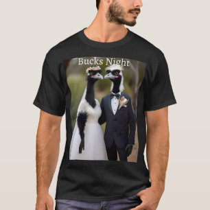 Aussie Wedding Australian Emus, Bucks Night Tshirt