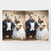 Aussie Weddings Australian Wombats, Wedding Banner (Horizontal)