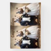 Aussie Weddings Australian Wombats, Wedding Banner (Vertikal)
