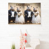 Aussie Weddings Australian Wombats, Wedding Banner (InSitu)