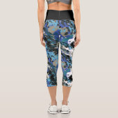 Aussie Wild Kingfisher Capri Leggings (Rückseite)