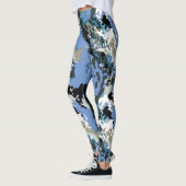 Aussie Wild Mauve Pattern Leggings (Links)