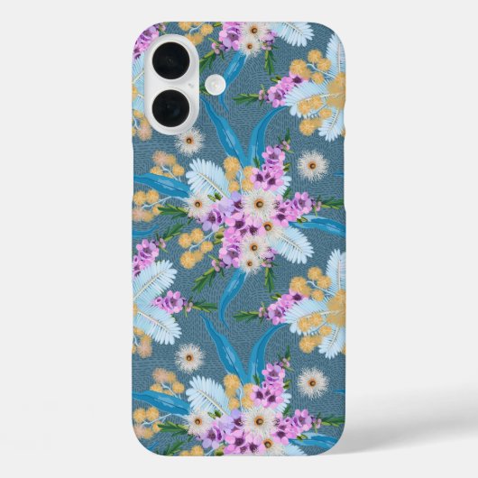 Aussie Wildblume Case-Mate iPhone Hülle (Rückseite)