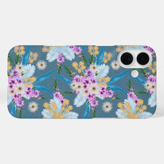 Aussie Wildblume Case-Mate iPhone Hülle (Rückseite (Horizontal))
