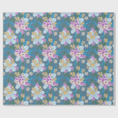 Aussie Wildblume Summer Geschenkpapier (Flach)