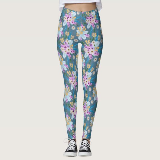 Aussie Wildblume Summer Leggings (Vorderseite)