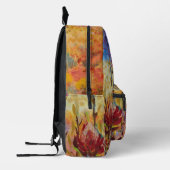 Aussie Wildblumen Bedruckter Rucksack (Links)