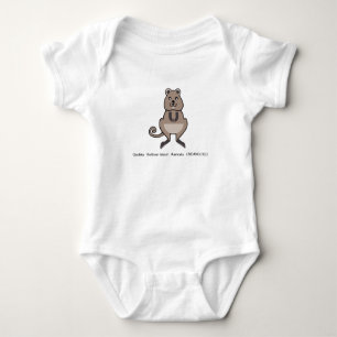 Aussie wilde - Niedlich glücklich - QUOKKA - Baby Strampler
