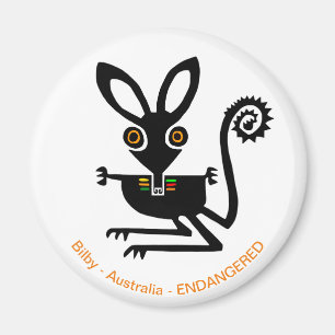 Aussie wildlife - BILBY - Marsupial - Natur Magnet