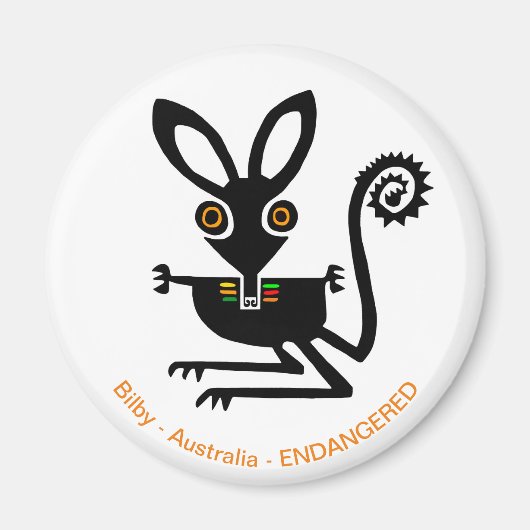Aussie wildlife - BILBY - Marsupial - Natur Magnet (Vorne)