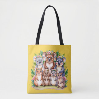 Aussie Wildlife koala & friends Tasche