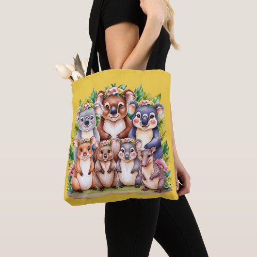 Aussie Wildlife koala & friends Tasche (Von Nahem)