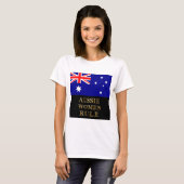 AUSSIE WOMEN RULE T-Shirt (Vorne ganz)