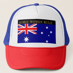 AUSSIE WOMEN RULE TRUCKERKAPPE