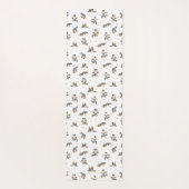 Aussie. Yoga-Pose Yogamatte (Rückseite)