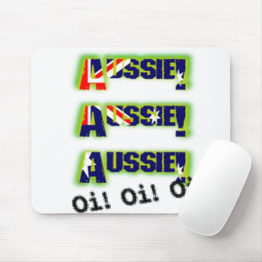 AussieAussieAussie_OiOi Mousepad (Mit Mouse)